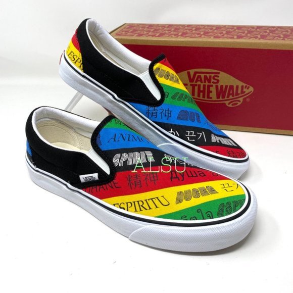 💖MEGA SALE💖VANS Classic Slip On Spirit Multi Canvas Women’s  VN0A4U38WK2 - Picture 9 of 10